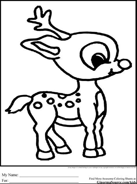 Free Printable Reindeer Coloring Pages at viisierrablog Blog
