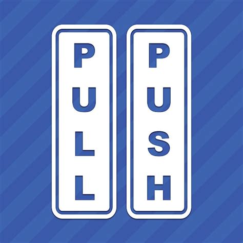 Buy Push Pull Door Signs Online In India - Etsy India