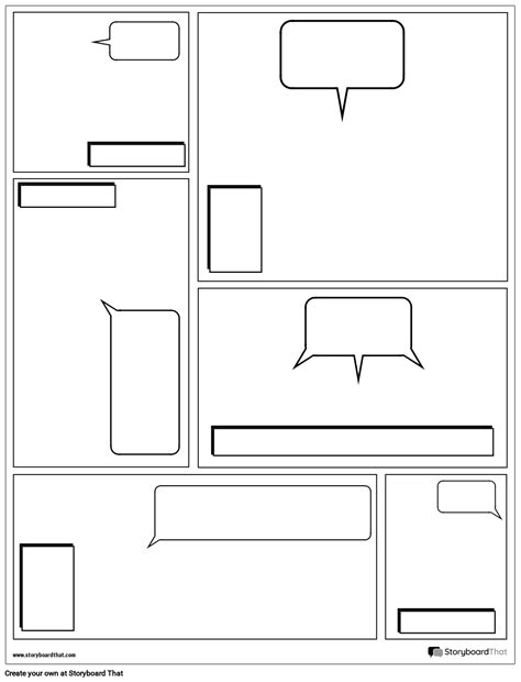 Comic Strip Blank Template - astra.edu.pl