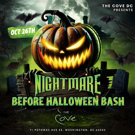 Nightmare Before Halloween Bash @ The Cove, The Cove, Washington, 26 ...