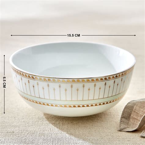 Buy India Inspired Elephant Bone China Printed Cereal Bowl - 600ml from ...
