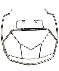OMISHA TVS Jupiter Steel Set, 61.8x46x12cm (Silver) : Amazon.in: Car ...