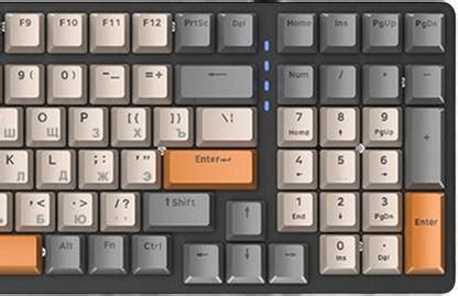 Lyla Russian Mechanical Keyboard Backlit 98% Allocation for PC Laptop ...