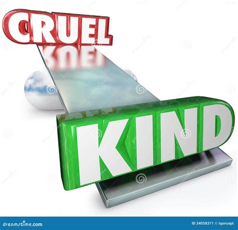 Cruel And Kind As A Choice - Pictured As Words Cruel, Kind On Doors To ...