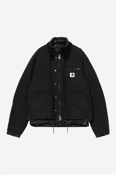 Carhartt WIP sacai x Carhartt WIP Washed Duck Puffer Jacket, Sacai ...