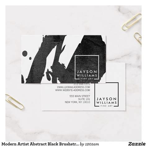 Artist Business Card Design 的图像结果