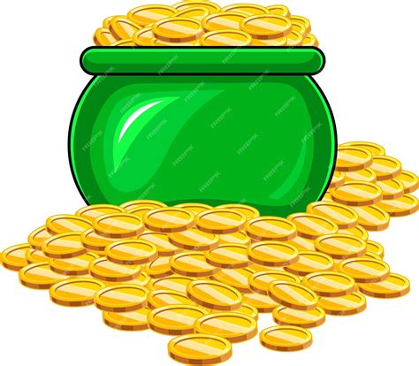 Pot Of Gold Vector
