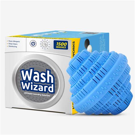 Amazon.com: Wash Wizard Laundry Balls For Washing Machine (1 Pack ...