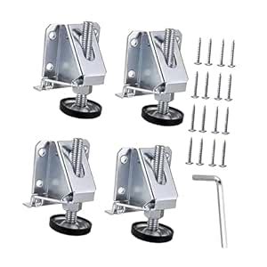 TRENDYNEST® 4Pcs Adjustable Furniture Leveling Feet Sturdy Easily ...