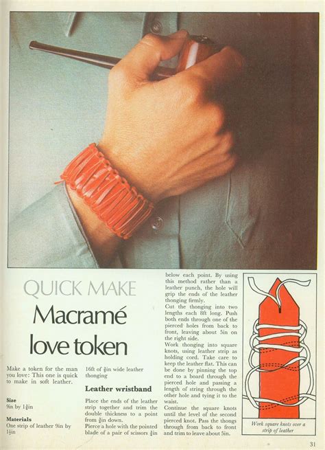 doe-c-doe | Love token, Embroidery patterns vintage, Macrame