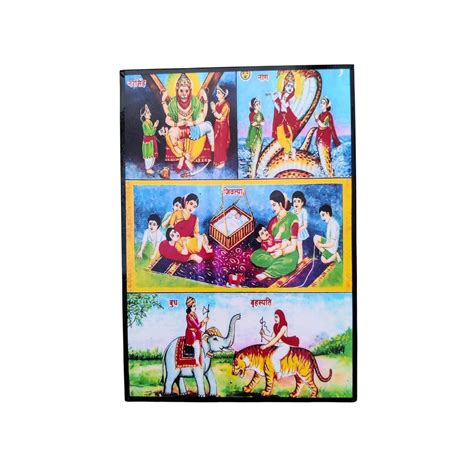 PUNYATVA Jivati Photo Frame (7×10 Inches) – Narsimha, Nag, Budh ...