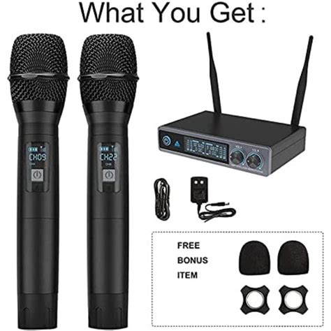 Buy Audio Array AM-W14 UHF Dual Handheld Wireless Microphone Online ...