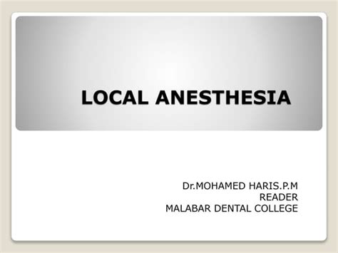 Local Anesthesia Set 的图像结果