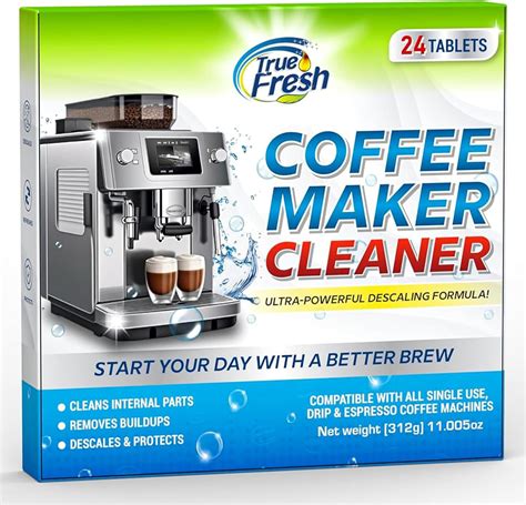 Amazon.com: Poesie 30 Count Coffee Machine Cleaning Tablets, Coffee ...