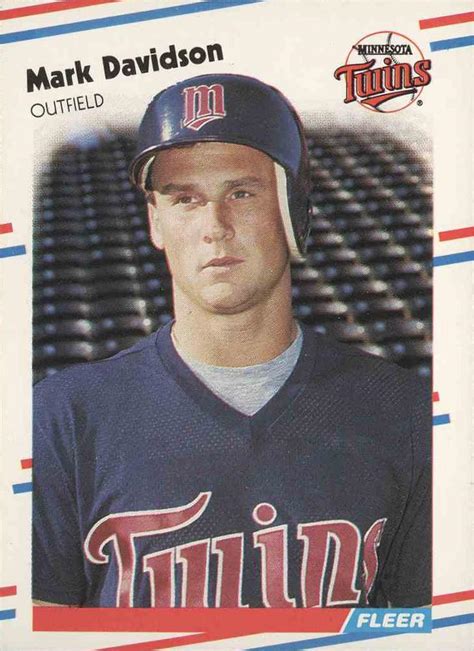 1988 Fleer #8 Mark Davidson | Trading Card Database