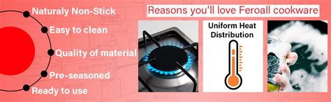 Buy Feroall COOKWARE Cast Iron Pre Seasoned Smooth Round Bottom Small ...