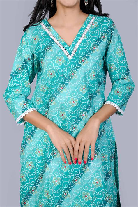 Bandhani print kurta – Mishy