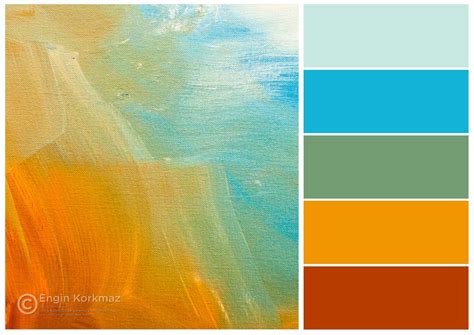 Oil painting color palette by Engin Korkmaz - #color #colour #colors #colours #colorful # ...