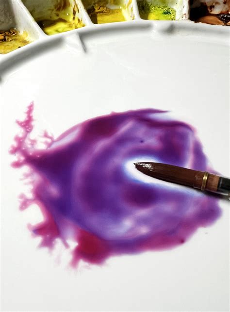 How to Mix Vibrant Violet — Louise De Masi Watercolour Artist