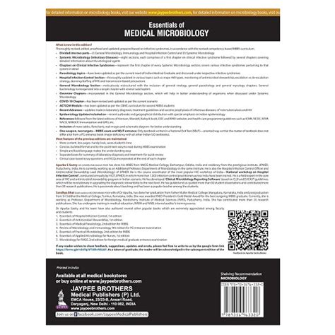 Essentials of Medical Microbiology | By Apurba S Sastry | 4th Edition ...