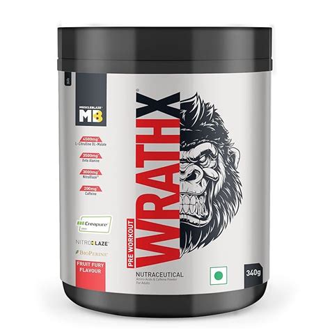 MuscleBlaze Pre-Workout WrathX – Vitaminberry