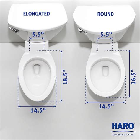 Heavy-Duty HARO Round Toilet Seat - 550 lbs Capacity - Slow Close ...