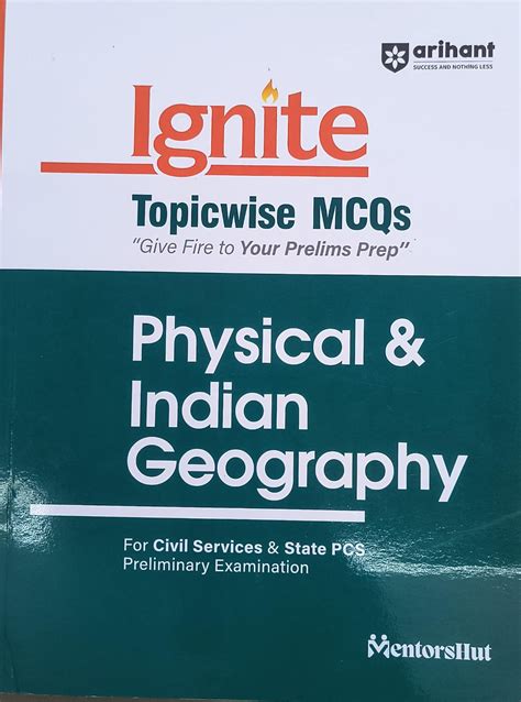 Ignite Topicwise MCQs Physical & indian Geography by arihant ...