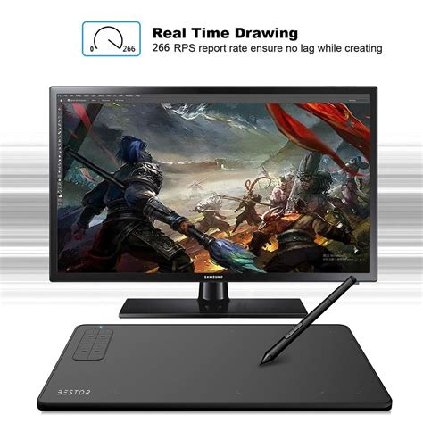 Bestor Professional Graphics Drawing Tablet | Stylus Included