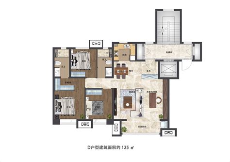 [实景案例]92㎡两房两厅一厨一卫现代风格装修效果图__凤凰网