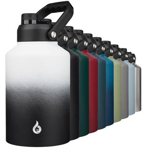BJPKPK 128oz Insulated Water Bottle with Wide Mouth, One Gallon ...
