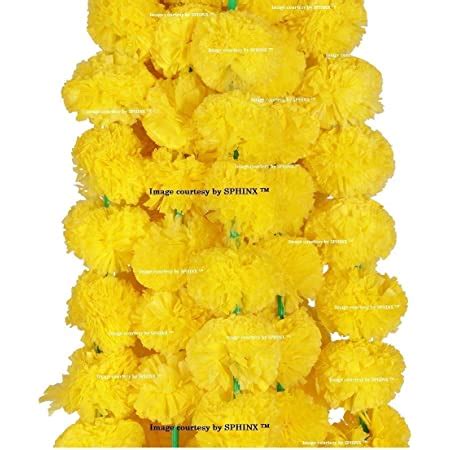 Buy SPHINX Artificial Marigold Fluffy Flowers Garlands Door Toran /Door ...