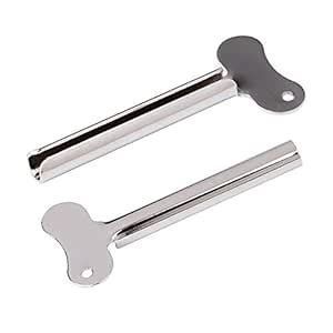 RAYNAG 5 Pieces Metal Tube Roller, Toothpaste Tube Squeezer Roll-up Key ...