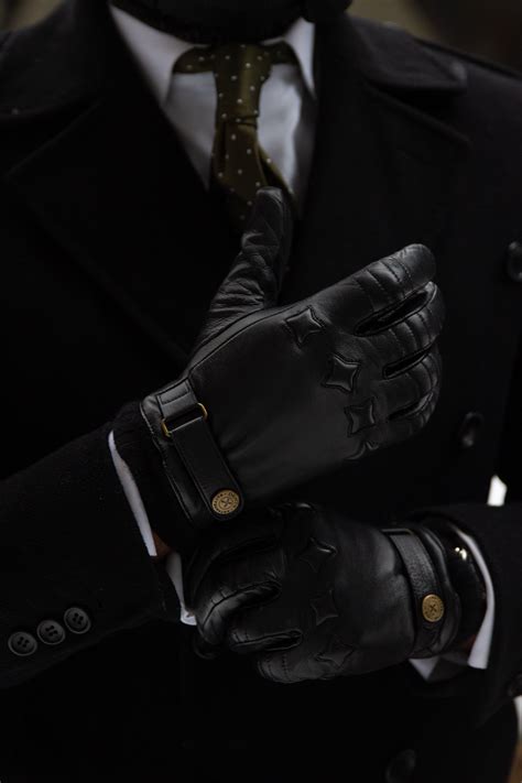 Pin by The Gloved One on Black Leather Dress Gloves | Leather gloves ...