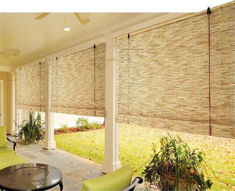 Amazon.com: Bamboo Outdoor Blinds for Patio Shades Porch Blinds Roll Up ...
