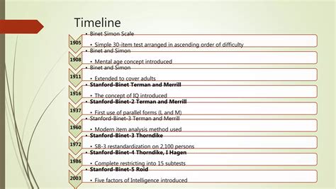 Stanford-Binet Intelligence Scale | PPTX
