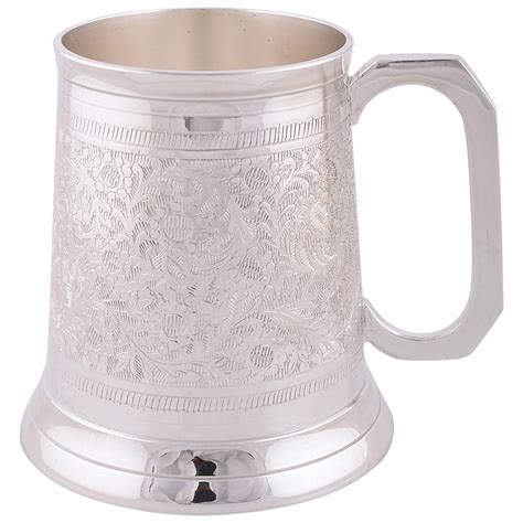 German Silver Beer Mug Gift Box 6" Beer Mug Unique Beer Mug Raksha ...