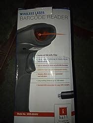 iBall WBS-650MV 2.4GHZ Wireless High-Speed 1D Barcode Scanner Reader ...