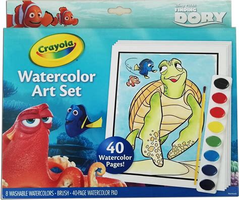Buy Crayola Finding Dory Watercolor Art Set at Ubuy India