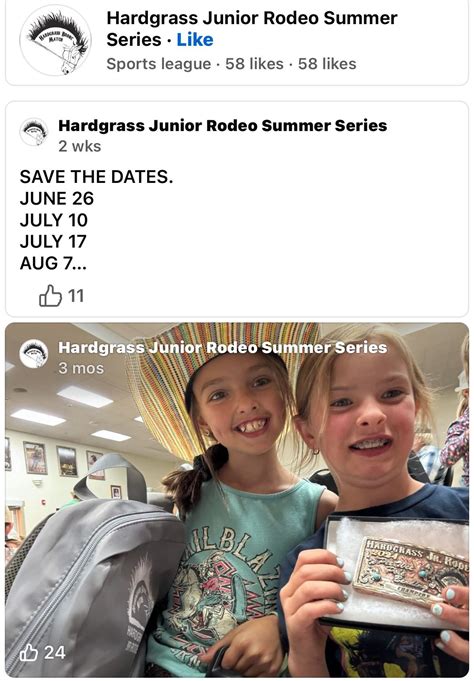 Hardgrass Junior Rodeo Summer Series, Pollockville Community Hall ...