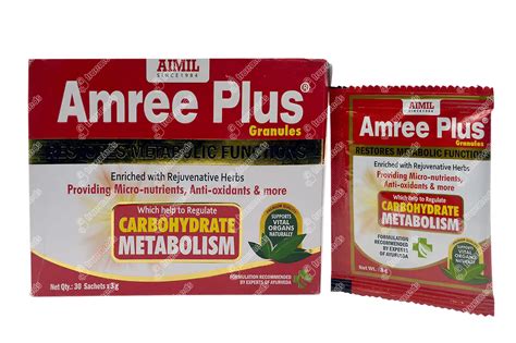 Amree Plus Granules 330 Gm - Uses, Side Effects, Dosage, Price | Truemeds
