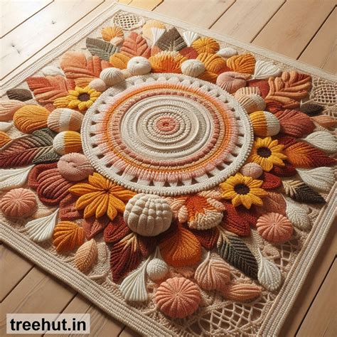 Thanksgiving Crochet Rug Ideas