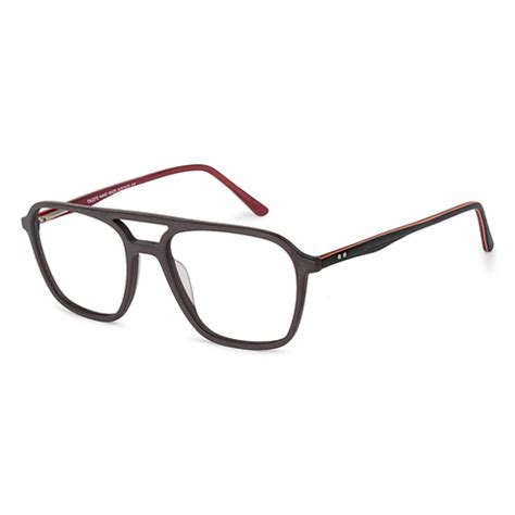 Matte Brown Black Full Rim Rectangle Vincent Chase Classic Acetate ...