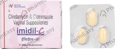 Imidil C Vaginal Suppos: Uses, Side Effects, Price & Dosage | PharmEasy