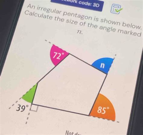 Solved: KWork code: 3D An irregular pentagon is shown below. Calculate ...