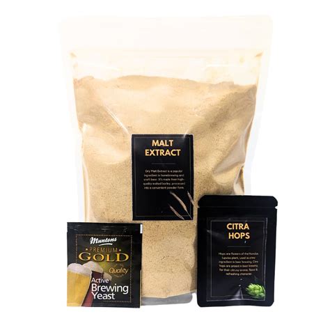 Brewbasket Ale Beer Making Ingredients (Malt Extract, Hops, Beer Yeast ...