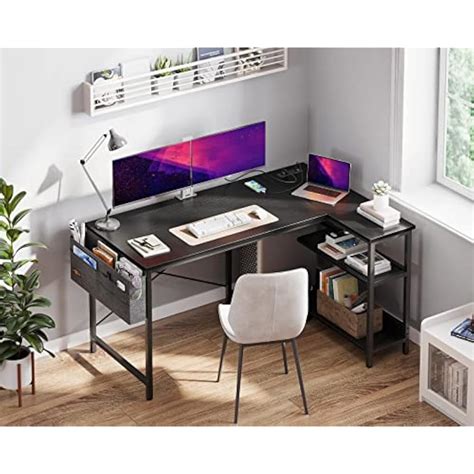 ODK 40 Inch L Shaped Gaming Computer Desk with Power India | Ubuy