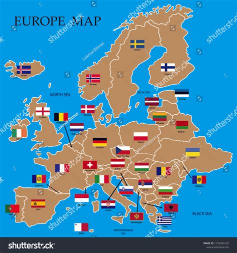 European Countries Flags And Names