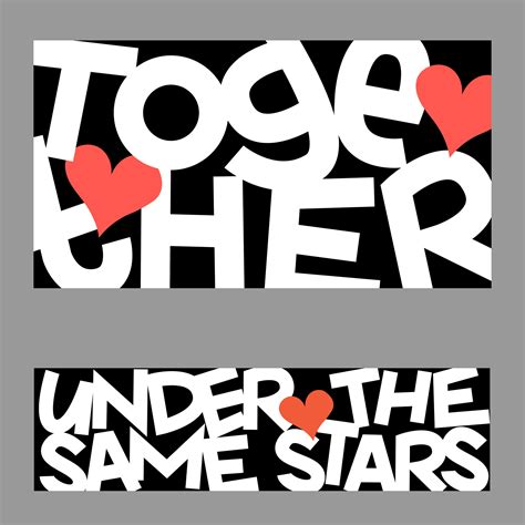 Together. Under The Same Stars on Behance