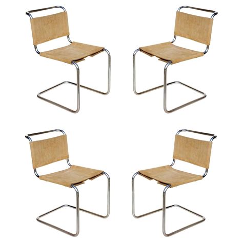 Pair of Marcel Breuer B33 leather side chairs at 1stDibs | marcel ...