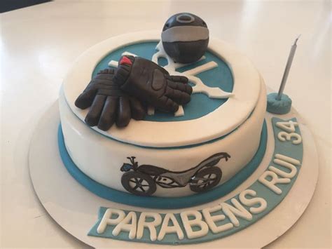 Biker theme cake design ( 7 ) – British Bakes